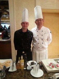 Chef Michele and his CHinese colleague