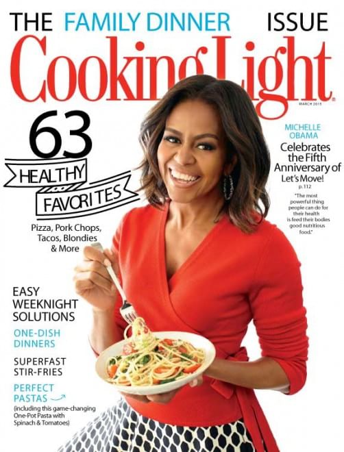 Michele Obama loves pasta