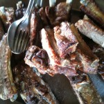 Italian food ribs