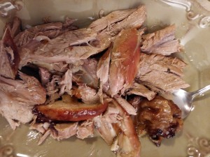 sunday veal roast in Italy, italian food