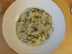 wild asparagus risotto