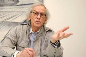 Christo presenting new project in italy