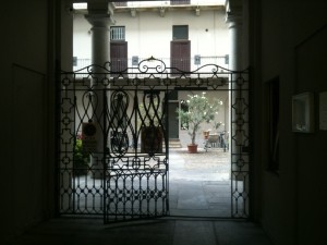 Courtyard, Milan, Italy