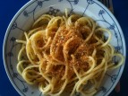 Speghetti with bottarga (fish eggs)