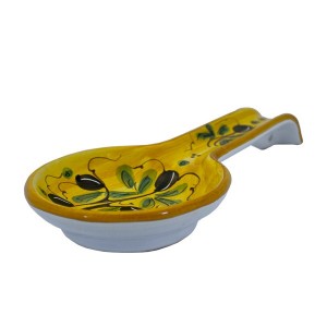 Italian ceramic spoon rest Deruta