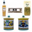 Italian salad set spices ceramics