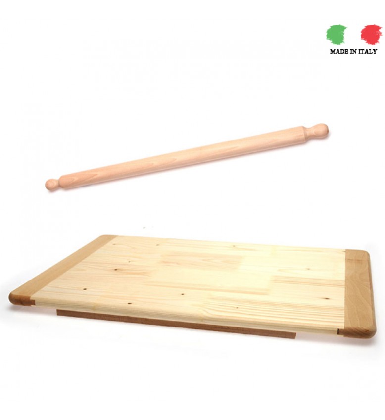 Pasta Wooden Board Italian Rolling Pin By Italy