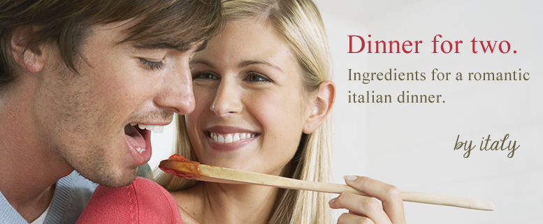 Italian romantic dinner