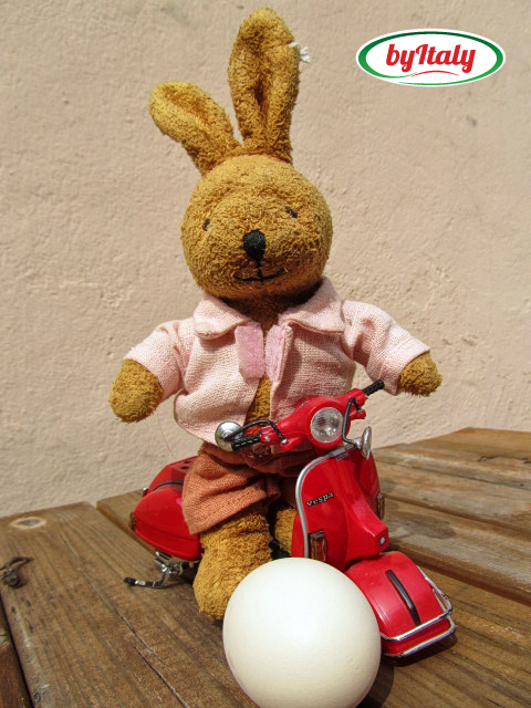 Italian easter bunny Vespa